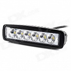 18W 1440lm 6500K 25 Degree Spot Beam 6-LED Work Light Bar (10~30V) 18W 1440lm 6500K 25 Degree Spot Beam 6-LED Work Light Bar (10~30V)