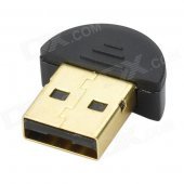 Bluetooth v4.0 CSR4.0 USB Dongle Adapter - Black