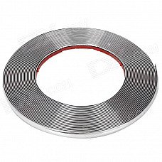 Car Decoration ABS + Electroplating Chrome DIY Sticker Strip - Silver (14.5m) Car Decoration ABS + Electroplating Chrome DIY Sticker Strip - Silver (14.5m)