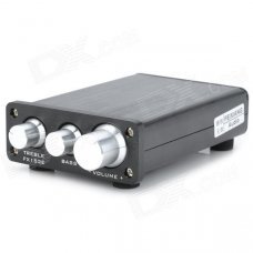 FeiXiang FX-152E 15W Digital HiFi Amplifier - Black + Silver