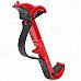 Car Steering Wheel Mount Cell Phone Clip Holder - Black + Red Car Steering Wheel Mount Cell Phone Clip Holder - Black + Red