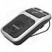 60I Voice Control Car Bluetooth V3.0 Handsfree Telephone - Black + Silver