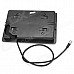 7.0" LCD 16:9 NTSC / PAL Car Monitor w/ Sun Visor - Black (9~35V)