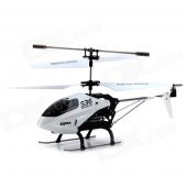 Syma S36 Aluminum Alloy + Plastic 2.4GHz 3-CH R/C Helicopter w/ Remote Control - White + Black