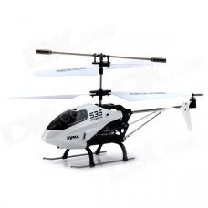 Syma S36 Aluminum Alloy + Plastic 2.4GHz 3-CH R/C Helicopter w/ Remote Control - White + Black