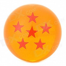 Q76-6 7.6cm Six Star Pattern Dragon Ball Resin Ball - Orange Q76-6 7.6cm Six Star Pattern Dragon Ball Resin Ball - Orange