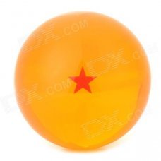 Q76-1 7.6cm One Star Pattern Dragon Ball Resin Ball - Orange Q76-1 7.6cm One Star Pattern Dragon Ball Resin Ball - Orange