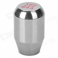 Universal Car Aluminum Alloy Shift Gear Knob - Silvery Grey