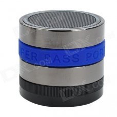 BT SPEAKER Super Bass Bluetooth 2.1+EDR MP3 Speaker w/ Microphone / FM Radio - Deep Blue + Black BT SPEAKER Super Bass Bluetooth 2.1+EDR MP3 Speaker w/ Microphone / FM Radio - Deep Blue + Black