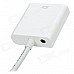 HDMI Male to VGA Female / 3.5mm Audio Jack Adapter Cable w/ 3.5mm Audio Male to Male Cable - White HDMI Male to VGA Female / 3.5mm Audio Jack Adapter Cable w/ 3.5mm Audio Male to Male Cable - White