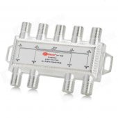 Jasen JS-SP08 8-Way Splitter for SATV/CATV TV Receiver - Silver