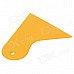02040009 DIY Small Car Cleaning / Film Sticking Tool Squeegees / Scrapers - Yellow (3 PCS)