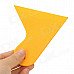 02040009 DIY Small Car Cleaning / Film Sticking Tool Squeegees / Scrapers - Yellow (3 PCS)