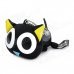 Luoxiaohei Style Polyester + Spandex Doll Toy Decoration - Black + White + Yellow + Blue