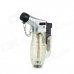 FS026 1300 Centigrade Windproof Blue Flame Butane Jet Torch Lighter - Translucent White + Silver FS026 1300 Centigrade Windproof Blue Flame Butane Jet Torch Lighter - Translucent White + Silver