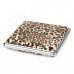Fashion Leopard Pattern Stainless Steel Cigarette Storage Case - Leopard Color