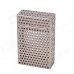 LAIFU 470 Skeleton Magnetic Aluminum Alloy Top Flip-open Cigarette Storage Case - Light Brown