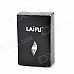 LAIFU 470 Skeleton Magnetic Aluminum Alloy Top Flip-open Cigarette Storage Case - Light Brown