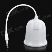 PUNUOSI Jingle Bell Shaped Rechargeable Amplifier Speaker - White