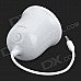 PUNUOSI Jingle Bell Shaped Rechargeable Amplifier Speaker - White PUNUOSI Jingle Bell Shaped Rechargeable Amplifier Speaker - White