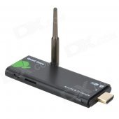 LrG Quad-Core Android 4.2.2 Mini PC Google TV Player w/ 1GB RAM / 8GB ROM / Antenna - Black