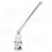 Telescopic Dual-Band BNC High Gain Antenna for Walkie Talkies - Silver