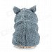 YSDX-811 Video Version Mimicry Pet Talking Hamster Plush Toy for Kids - Grey + Light Yellow + Pink