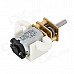 N20 DIY Metal Gear for Car DC Motor Speed Regulating Motor Reducer - Silver + Golden N20 DIY Metal Gear for Car DC Motor Speed Regulating Motor Reducer - Silver + Golden