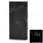 Aluminum Alloy + Plastic 250mAh USB Rechargeable Cigarette Lighter - Black