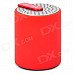 KTS-07 Stylish Mini Bluetooth V2.0 2.0W Stereo Speaker for Iphone / Ipad - Silver + Red + Black KTS-07 Stylish Mini Bluetooth V2.0 2.0W Stereo Speaker for Iphone / Ipad - Silver + Red + Black