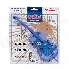 Alice A1000 Double Bass Cello Strings Set - Silver Alice A1000 Double Bass Cello Strings Set - Silver