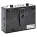 Multi-function Waist Hanging Amplifier w/ FM / TF Card / USB / Mic - Black + Silver Grey Multi-function Waist Hanging Amplifier w/ FM / TF Card / USB / Mic - Black + Silver Grey