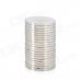 20 x 1.5mm Electrofacing Ferrite Magnet Ring - Silver (20 PCS)