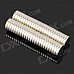 10 x 2mm NdFeB Neodymium Magnet Circular Cylinder DIY Puzzle Set - Silver (50 PCS)