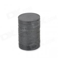 20 x 1.5mm Ferrite Magnet Ring - Black (20 PCS)