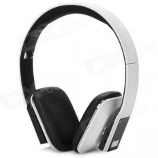 LONEN LB918 Bluetooth 3.0 Headphone w/ Microphone - White + Black + Silver LONEN LB918 Bluetooth 3.0 Headphone w/ Microphone - White + Black + Silver