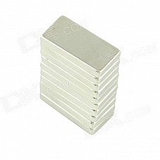 DIY Square NdFeB Magnets - Silver (20 x 10 x 3mm / 10 PCS) DIY Square NdFeB Magnets - Silver (20 x 10 x 3mm / 10 PCS)