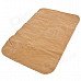 Inflatable Flocking Fabric Protective Waist Cushion - Brown Inflatable Flocking Fabric Protective Waist Cushion - Brown