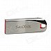 SANDISK Z71 USB 2.0 Flash Drive - Silver + Red (16GB) SANDISK Z71 USB 2.0 Flash Drive - Silver + Red (16GB)