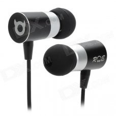 RE A6-A Bullet Style In-Ear Stereo Earphone - Silver + Black RE A6-A Bullet Style In-Ear Stereo Earphone - Silver + Black