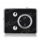 Fashionable 140mAh Li-ion Polymer Mini TF Card MP3 Player w/ Clip - Black + White (16GB Max.)