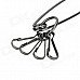 Zinc Alloy Safety Pin Keychain w 4-Hook