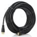 Gold-Plated HDMI 1.4 Male to Male High Definition Video Audio Cable - Black (14.5m) Gold-Plated HDMI 1.4 Male to Male High Definition Video Audio Cable - Black (14.5m)