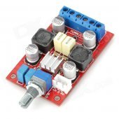 TP-3123 Digital 2 x 20W Amplifier Board w/ TP3123 Heatsink - Red