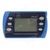 ENO ECT-10 2.5" LCD Tuner Chords for Chromatic / Guitar / Bass - Blue + Black + Grey (2 x AAA)