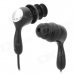 FS-001 Water Resistant Mega Bass In-Ear Earphones - Black + Silver (3.5mm Plug / 89cm-Cable) FS-001 Water Resistant Mega Bass In-Ear Earphones - Black + Silver (3.5mm Plug / 89cm-Cable)