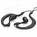 FS-006 Water Resistant Earhook Mega Bass In-Ear Earphones - Black (3.5mm Plug / 88cm-Cable) FS-006 Water Resistant Earhook Mega Bass In-Ear Earphones - Black (3.5mm Plug / 88cm-Cable)