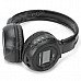 N65 Sports Wireless 1.5" LCD Digital Headphones MP3 Player w/ FM / SD - Black N65 Sports Wireless 1.5" LCD Digital Headphones MP3 Player w/ FM / SD - Black
