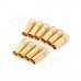 DIY 3.5mm Gold Plated Banana Jack Connectors for Fixed Wing R/C Airplane - Yellow (10 PCS) DIY 3.5mm Gold Plated Banana Jack Connectors for Fixed Wing R/C Airplane - Yellow (10 PCS)