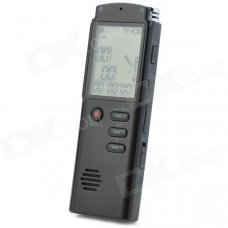 1.6" Screen Digital Voice Recorder MP3 Player - Black (8 GB) 1.6" Screen Digital Voice Recorder MP3 Player - Black (8 GB)